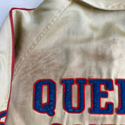 J- Vintage 1950's Queen's University Chenille Varsity Jacket - M