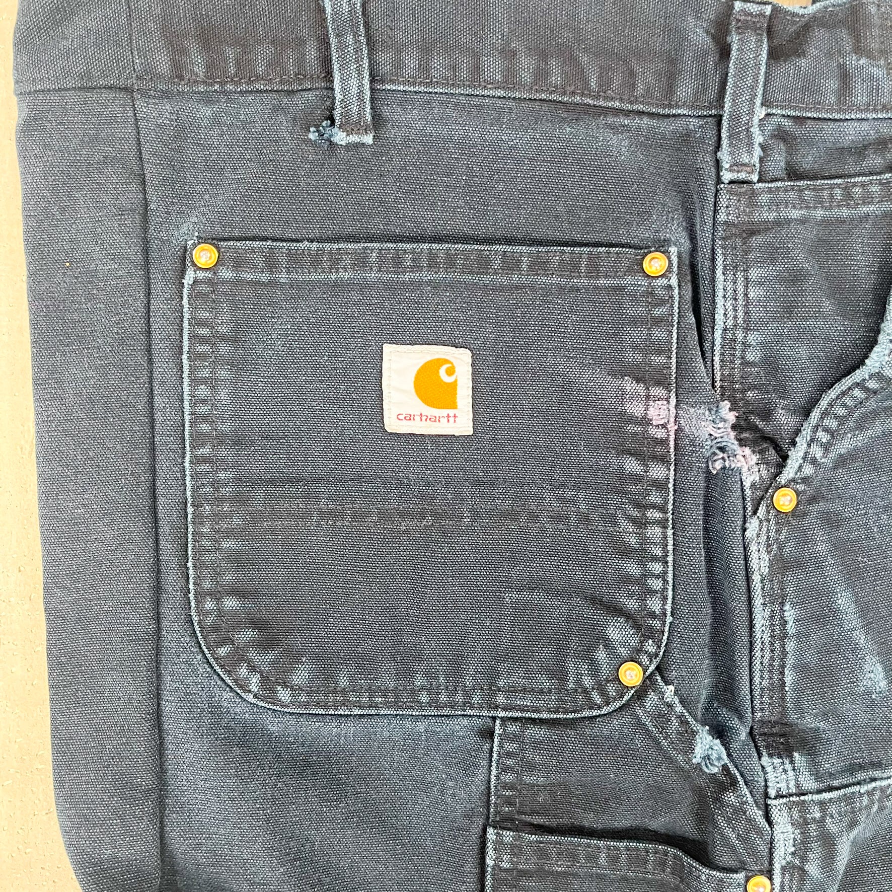 F- HOM Carhartt Reworked Workwear Pant Tote Bag