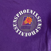 J- Vintage Phoenix Suns NBA Graphic & Text Made In USA Single Stitch Tee - L