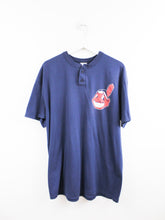 Load image into Gallery viewer, MLB Cleveland Baseball Team Button Tee
