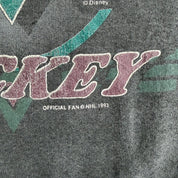 J- Vintage '93 Anaheim Mighty Ducks NHL Text & Graphic Made In USA Crewneck - M