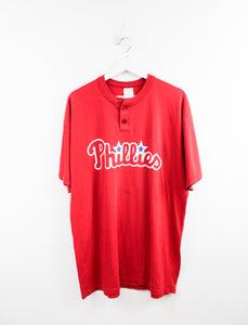 MLB Philadelphia Phillies Button Tee