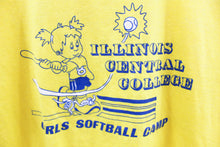 Load image into Gallery viewer, X - Vintage Single Stitch Illinois Central College Girls Softball Camp tee
