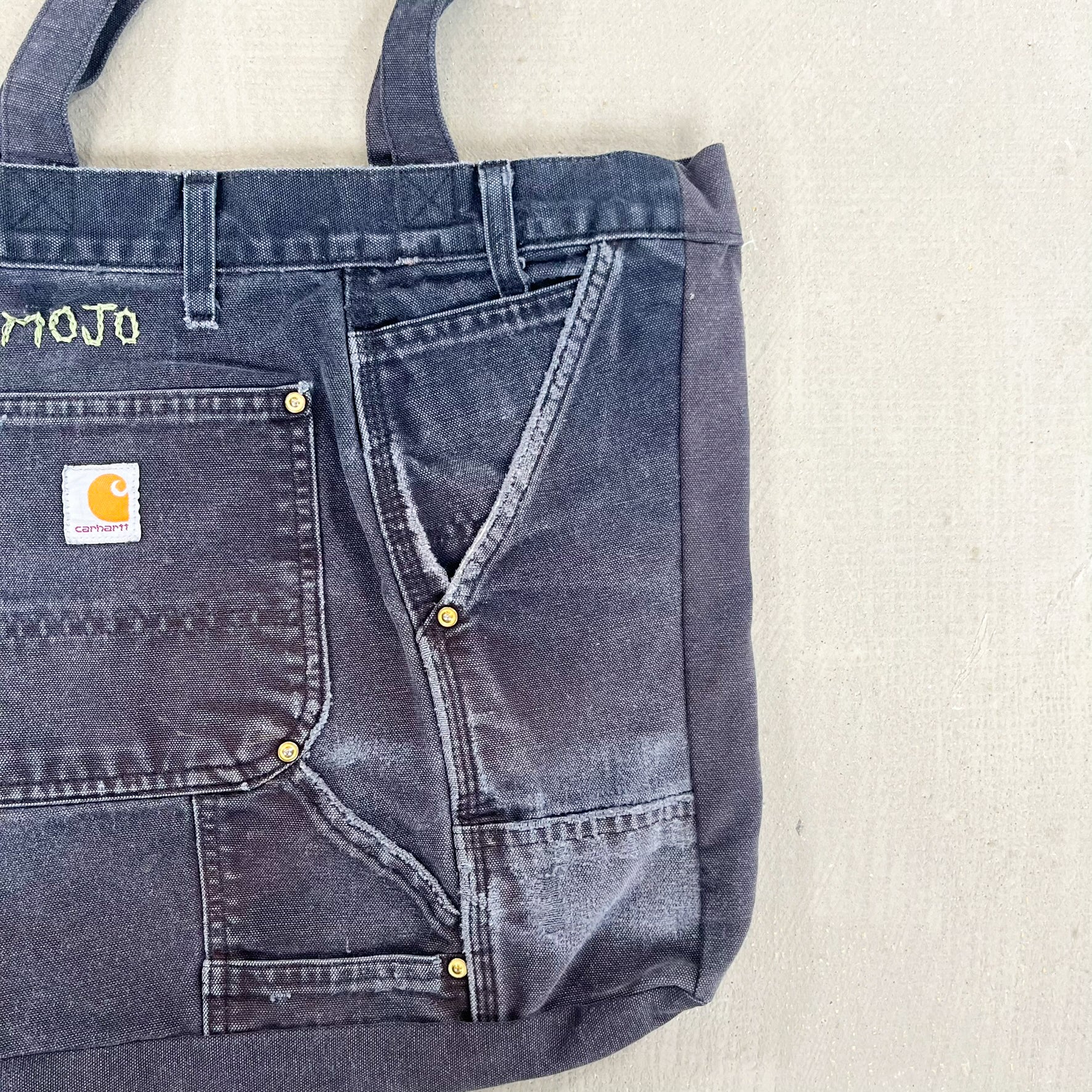F- HOM Carhartt Reworked Workwear Pant Tote Bag