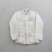 F- Vintage Stussy Cargo Military Jacket