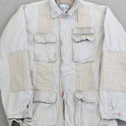 F- Vintage Stussy Cargo Military Jacket