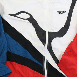 F- Vintage Reebok Canadian Geese Zip Up Windbreaker Jacket