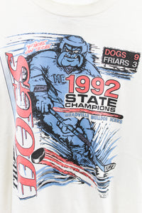 X - Vintage 1992 Meadville Bulldogs Hockey State Championship Tee