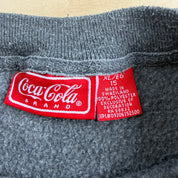 J- Vintage Coca Cola Embroidered Graphic Polar Fleece - XL