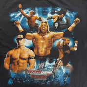 J- Vintage WWE Raw Smackdown ECW Picture Graphic Tee - L