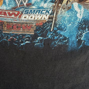 J- Vintage WWE Raw Smackdown ECW Picture Graphic Tee - L