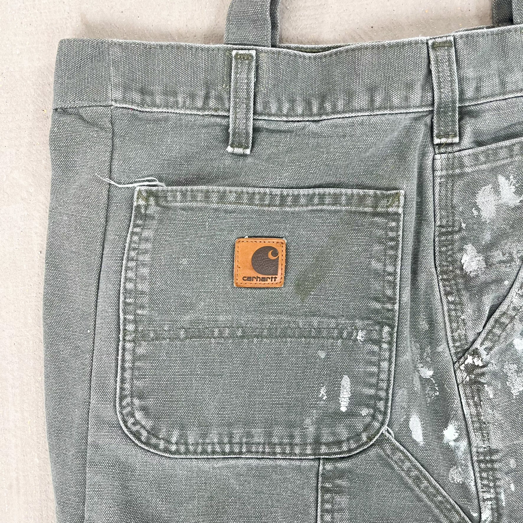 F- HOM Carhartt Reworked Workwear Pant Tote Bag