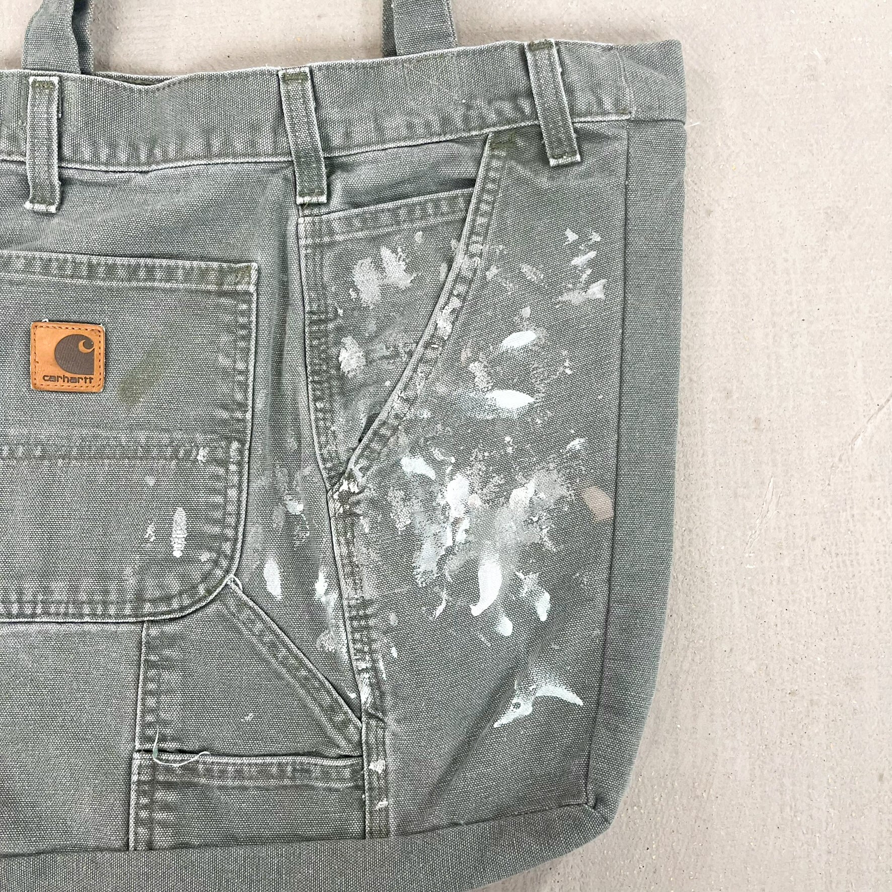 F- HOM Carhartt Reworked Workwear Pant Tote Bag
