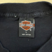J- Vintage '95 Harley Davidson Jacksonville Fl. Made In USA Single Stitch Tee - L