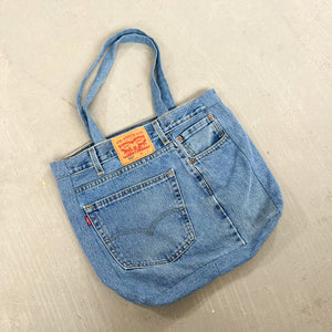 F- HOM Levi's 550 Reworked Denim/Jeans Tote Bag