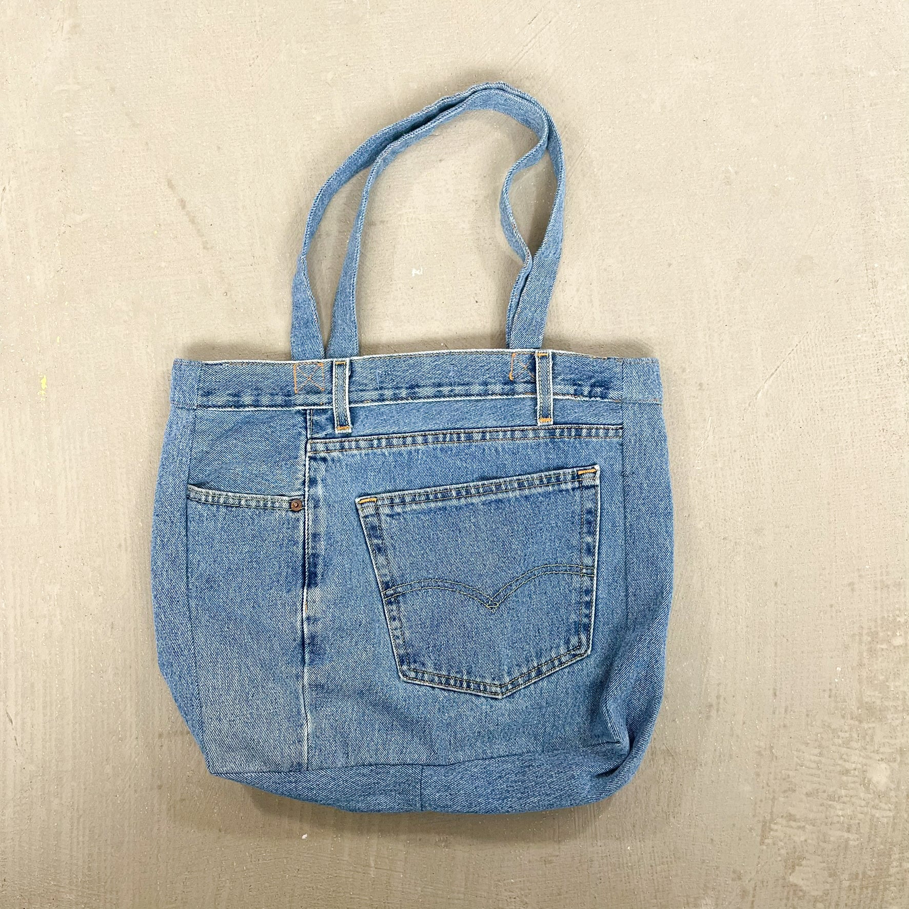 F- HOM Levi's 550 Reworked Denim/Jeans Tote Bag