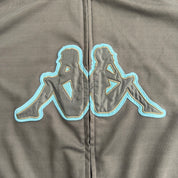 J- Vintage Kappa Embroidered Logo Zip Up Track Jacket - L