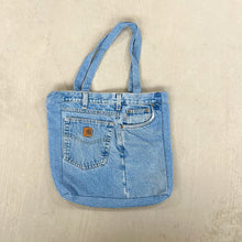 Load image into Gallery viewer, F- HOM Carhartt Reworked Denim/Jeans Tote Bag
