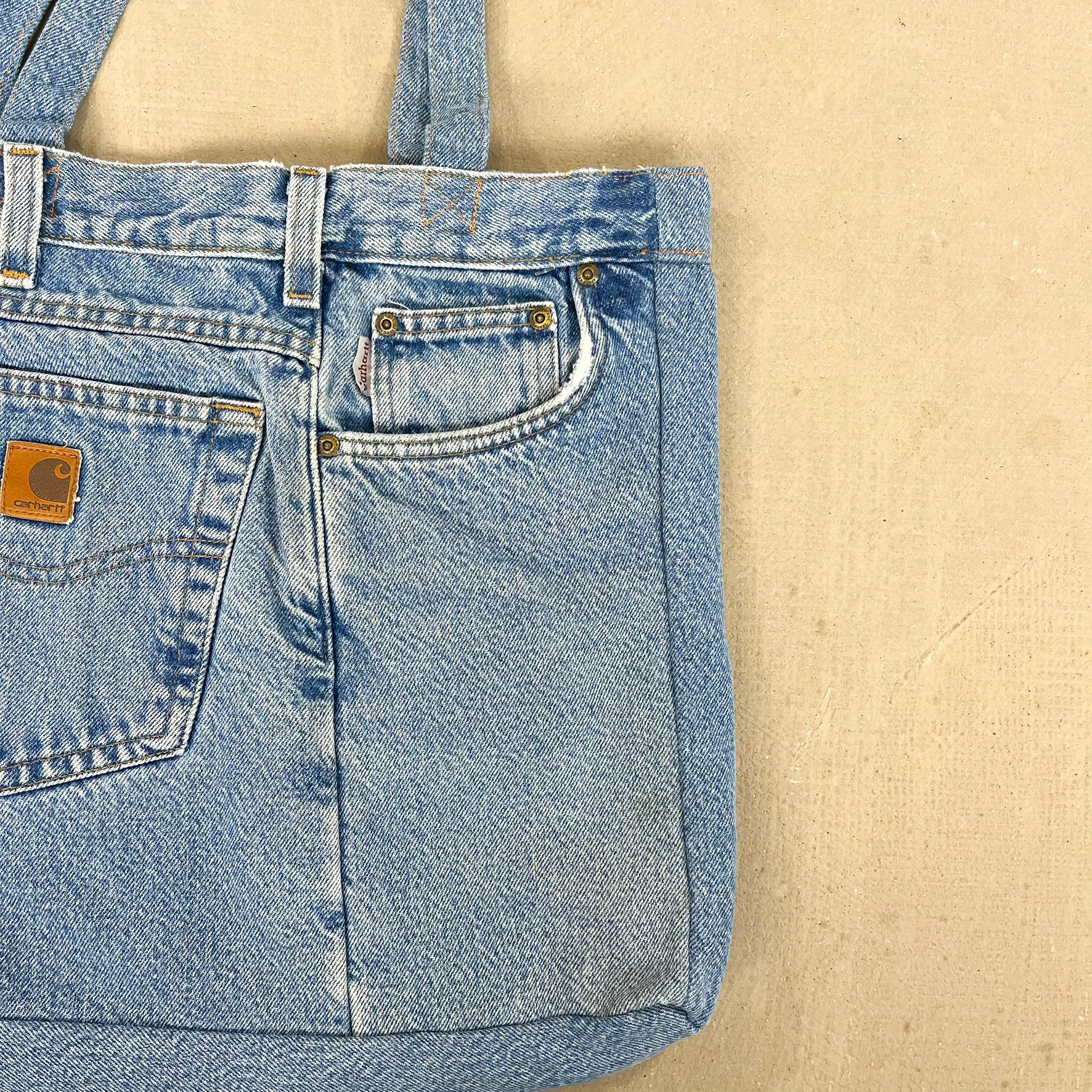F- HOM Carhartt Reworked Denim/Jeans Tote Bag