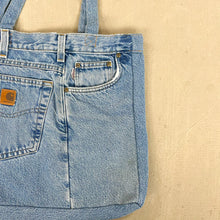 Load image into Gallery viewer, F- HOM Carhartt Reworked Denim/Jeans Tote Bag
