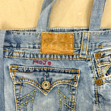 Load image into Gallery viewer, F- HOM True Religion Reworked Denim/Jeans Tote Bag

