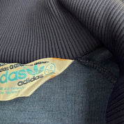 J- Vintage 90s Adidas Embroidered Text & Logo Zip Up Track Jacket - S