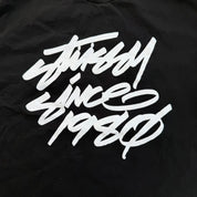 J- Vintage Stussy Since 1980 Text Graphic Tee - L