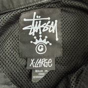 J- Vintage Stussy Zip Up Cargo Jacket w/ Custom Patches - XL