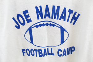 Z - Vintage Single Stitch NFL Joe Namath Football Camp Hanes Heavyweight Tee