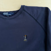 J- Vintage '92 Polo Ralph Lauren Embroidered Bear Crewneck - L