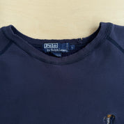 J- Vintage '92 Polo Ralph Lauren Embroidered Bear Crewneck - L