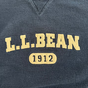 J- Vintage LL Bean Embroidered Logo Text Crewneck - L