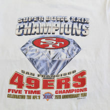 Load image into Gallery viewer, F- Vintage 1994 Super Bowl 29 San Francisco 49ers 5 Times Champs NFL Tee

