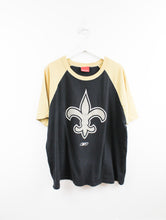 Load image into Gallery viewer, Reebok X NFL New Orleans Saints Logo Baseball Tee
