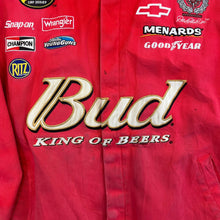 Load image into Gallery viewer, F- Vintage Nascar Bud King Of Beers Racing Jackets

