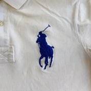 J- Vintage Polo RL Marine Supplies Embroidered Logo Polo Shirt - M