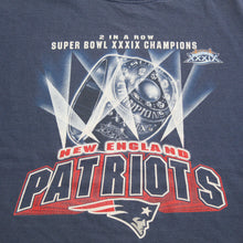 Load image into Gallery viewer, F- Vintage 2005 Super Bowl 39 Champs New England Patriots NFL Tee
