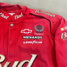 Load image into Gallery viewer, F- Vintage Nascar Bud King Of Beers Racing Jackets

