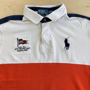 J- Vintage Polo RL 67th Patrol Unit Embroidered Logo Polo Shirt - XL