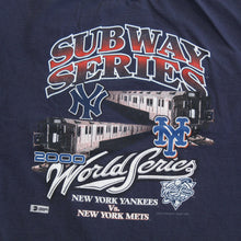 Load image into Gallery viewer, F- Vintage 2000 New York Yankees Vs Mets MLB Subway Series Logo Athletic Tee
