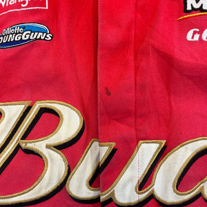F- Vintage Nascar Bud King Of Beers Racing Jackets