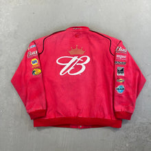 Load image into Gallery viewer, F- Vintage Nascar Bud King Of Beers Racing Jackets
