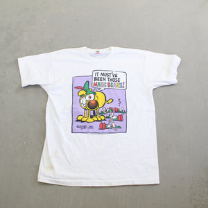 F- Vintage 1992 Grimmy Magic Beans Cartoon Single Stitch Tee