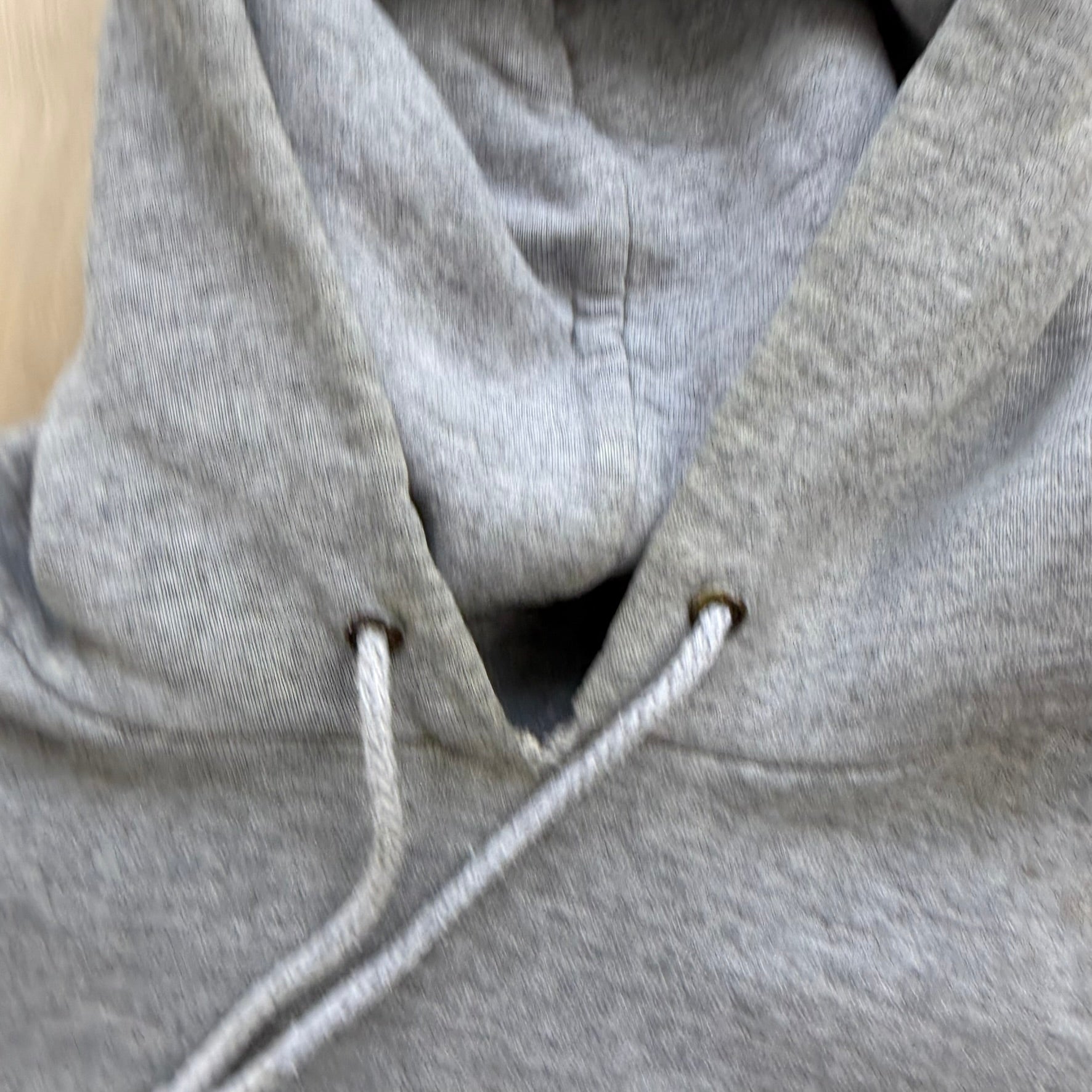 J- Vintage 90s Nike Embroidered Swoosh Grey Hoodie - L