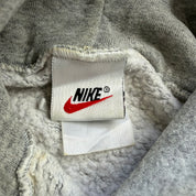 J- Vintage 90s Nike Embroidered Swoosh Grey Hoodie - L