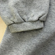J- Vintage 90s Nike Embroidered Swoosh Grey Hoodie - L