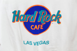 Z - Vintage Single Stitch Hard Rock Cafe Las Vegas Neon Logo Hanes Beefy Tee