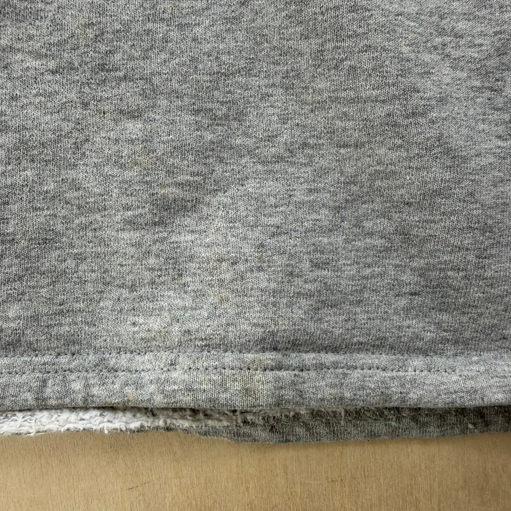 J- Vintage 90s Nike Embroidered Swoosh Grey Hoodie - L