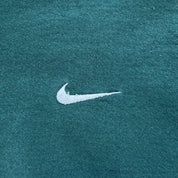 J- Vintage 90s Nike Embroidered Swoosh Forest Green Hoodie - 2XL