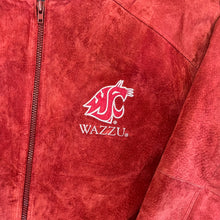 Load image into Gallery viewer, F- Vintage Washington State University Cougars Pro Player Suede Jacket
